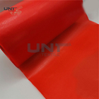 رنگ قرمز گلدوزی پارچه پشتی 100٪ LDPE چسب داغ ذوب فواید فیلم برای گلدوزی کامپیوتری